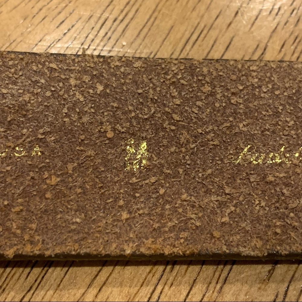 Ann Taylor Brown Leather Belt M (30-31) - Picture 6 of 9